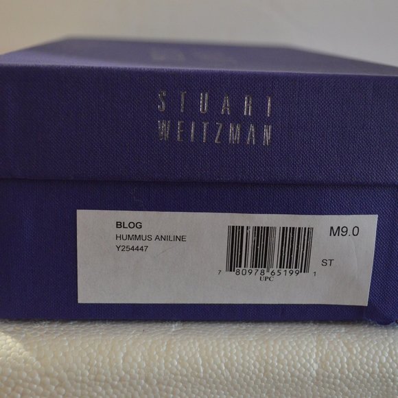 Stuart Weitzman Hummus Aniline Platform Pump, Size 9 Medium - Picture 9 of 10